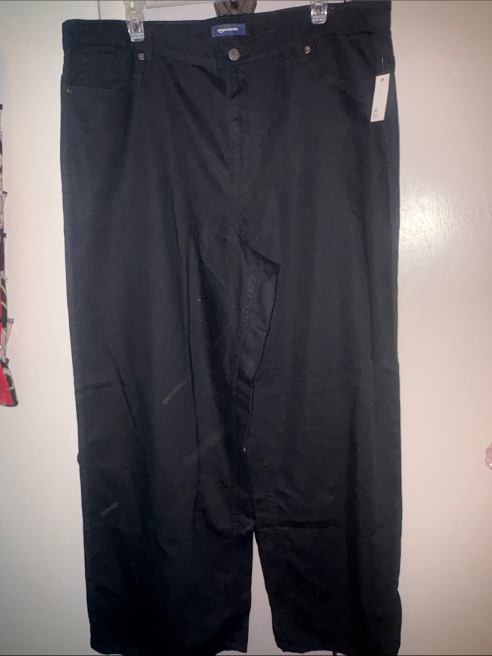 Amazon Essentials Women's Wide Leg Pants in Black
